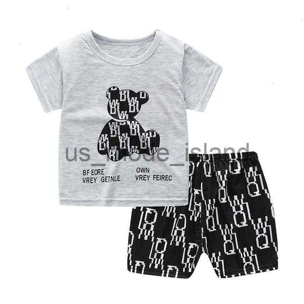 clothing sets 2pcs set fashion boys cartoon black bear kids suit infantil short sleeve clothes 2 girl summer outfits 1 3 4 x0712, White
clothing sets 2pcs set fashion boys cartoon black bear kids suit infantil short sleeve clothes 2 girl summer outfits 1 3 4 x0712, White