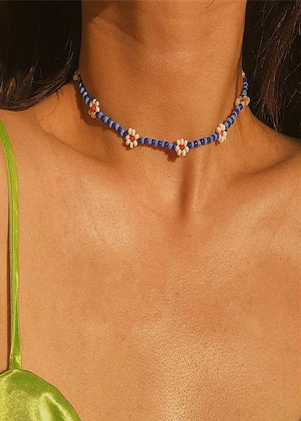 bohemian mix color seed bead flower choker necklace short collar clavicle chain necklace for women statement jewelry1411279, Silver
bohemian mix color seed bead flower choker necklace short collar clavicle chain necklace for women statement jewelry1411279, Silver