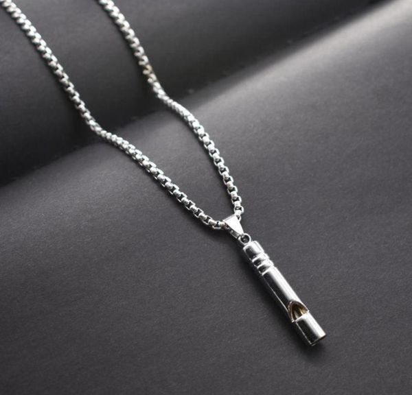 pendant necklaces whistle necklace hiphop personality trendy men039s simple cool flute can blow creative metal chain2664991, Silver
pendant necklaces whistle necklace hiphop personality trendy men039s simple cool flute can blow creative metal chain2664991, Silver