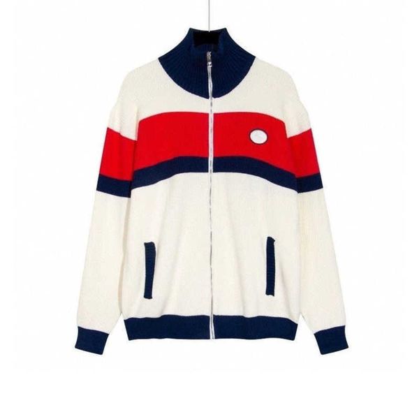 23ss new sweater fashion stitching zipper jacket designer sweaters men women casual knitted coat loose cardigan long sleeved top, White;black
23ss new sweater fashion stitching zipper jacket designer sweaters men women casual knitted coat loose cardigan long sleeved top, White;black