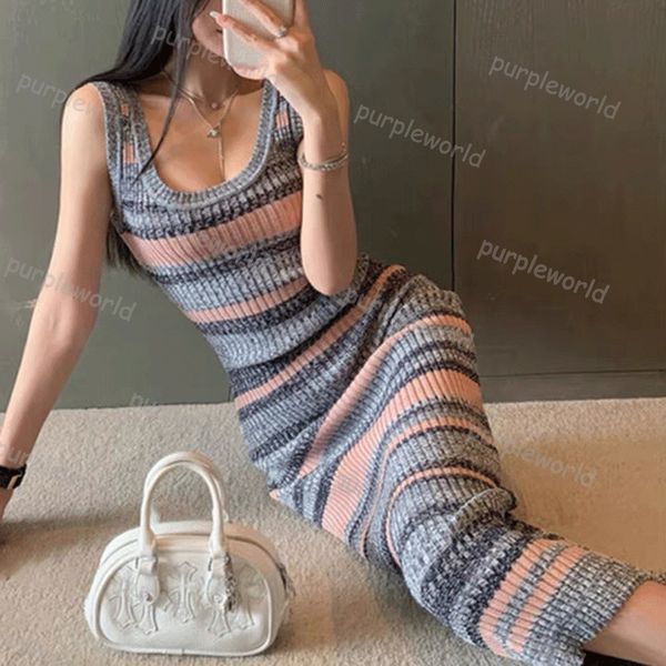 stylish camisole dress rainbow striped knit summer jumper skirt retreat party slim fit dress hip wrap, White;black
stylish camisole dress rainbow striped knit summer jumper skirt retreat party slim fit dress hip wrap, White;black
