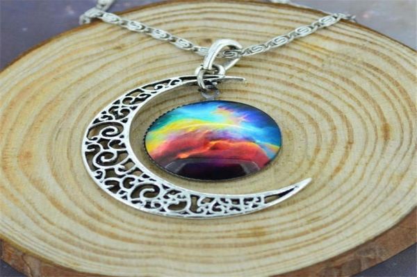 fashion glass galaxy moon pendant necklace vintage silver chain crescent choker women colares female jewelry party friends gift6830002
fashion glass galaxy moon pendant necklace vintage silver chain crescent choker women colares female jewelry party friends gift6830002