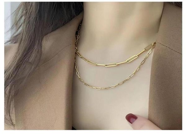 chains sell stainless steel oval rec dainty paperclip link chain necklace for girls design gold plated women choker328v1954315, Silver
chains sell stainless steel oval rec dainty paperclip link chain necklace for girls design gold plated women choker328v1954315, Silver