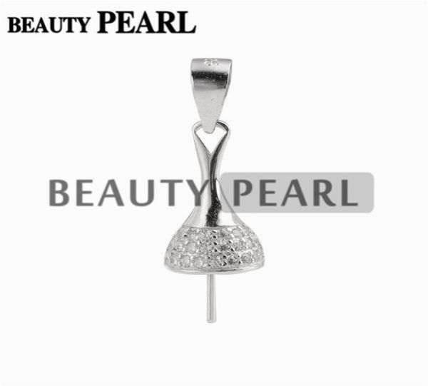 pendant setting for round pearls and cabochon 925 sterling silver zircons drop pendant findings 5 pieces1401936, Slivery;crystal
pendant setting for round pearls and cabochon 925 sterling silver zircons drop pendant findings 5 pieces1401936, Slivery;crystal