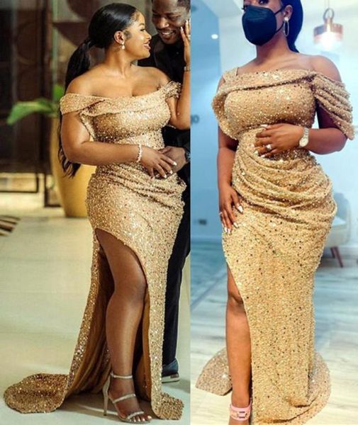 plus size arabic aso ebi gold sequined prom dresses high split sheath evening formal party second reception bridesmaid gowns 7475132, Black
plus size arabic aso ebi gold sequined prom dresses high split sheath evening formal party second reception bridesmaid gowns 7475132, Black