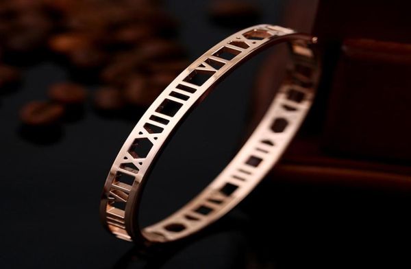 bc delicate hollow roman numerals banglesbracelets titanium steel bangle fine jewelry for women vacuum plating bangle 189198, Black
bc delicate hollow roman numerals banglesbracelets titanium steel bangle fine jewelry for women vacuum plating bangle 189198, Black