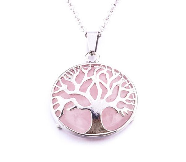 natural round gem stone tree of life necklaces pendants pink quartz white crystal lapis lazuli tiger eye opal neklace5931231, Silver
natural round gem stone tree of life necklaces pendants pink quartz white crystal lapis lazuli tiger eye opal neklace5931231, Silver