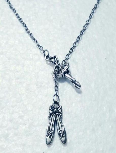 new dancer ballet jewelry gift ballet shoesballerina girl charm double cross pendant adjustable lariat chain necklace 8636360256, Silver
new dancer ballet jewelry gift ballet shoesballerina girl charm double cross pendant adjustable lariat chain necklace 8636360256, Silver