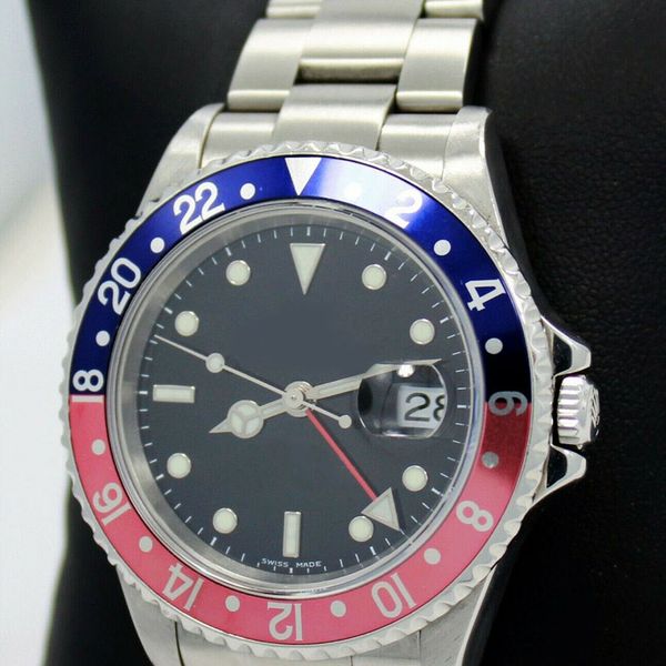 luxury bp factory 2813 automatic movement 40mm ii gmt 16710 blue red bezel 40mm steel men's watch watches, Slivery;brown
luxury bp factory 2813 automatic movement 40mm ii gmt 16710 blue red bezel 40mm steel men's watch watches, Slivery;brown