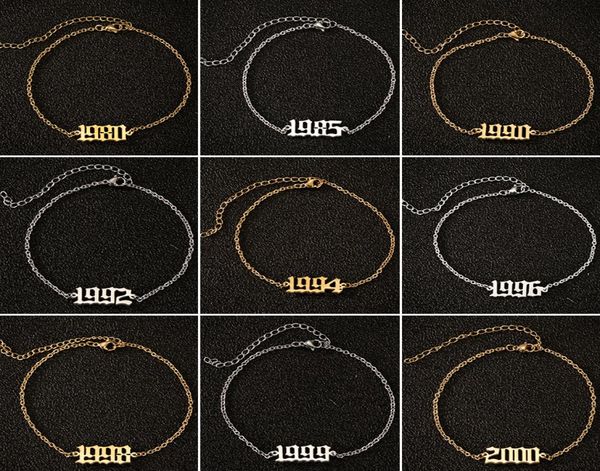 birth year ankle leg chain bracelet jewelry personalize stainless steel gold custom number anklet friendship gifts1208718, Black
birth year ankle leg chain bracelet jewelry personalize stainless steel gold custom number anklet friendship gifts1208718, Black