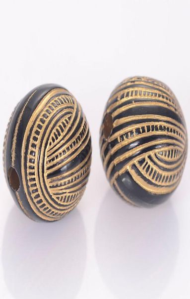 40 pcs 16mm striped round acrylic antique design beads for women diy bracelet bangle jewelry making accessories7183659, Black
40 pcs 16mm striped round acrylic antique design beads for women diy bracelet bangle jewelry making accessories7183659, Black