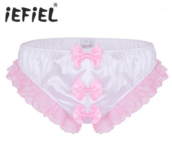 new arrival mens male lingerie shiny ruffles floral lace three big bows sissy stretchy briefs underwear triangle panties brief17927727, Black;white
new arrival mens male lingerie shiny ruffles floral lace three big bows sissy stretchy briefs underwear triangle panties brief17927727, Black;white