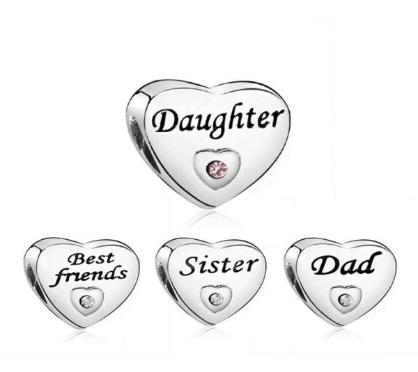 new style charm heart beads family member friend dad sister daughter charms fit for necklace bracelet diy jewelry accessories gift3789327, Black
new style charm heart beads family member friend dad sister daughter charms fit for necklace bracelet diy jewelry accessories gift3789327, Black