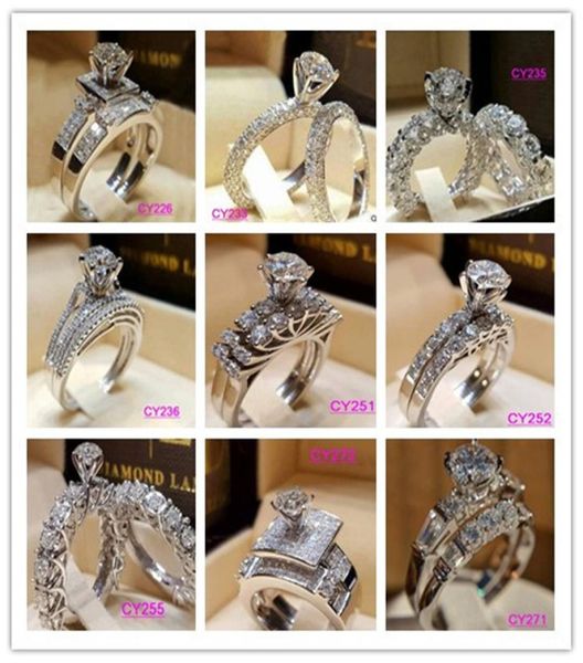 new fashion female engagement wedding cz crystal ring white gold color clear zircon rings for women girls gifts 9 designs sj3497848, Silver
new fashion female engagement wedding cz crystal ring white gold color clear zircon rings for women girls gifts 9 designs sj3497848, Silver