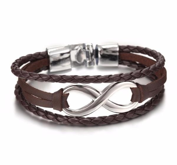 fashion eight cross black brown handmade rope leather bangle bracelets jewelry for women men lucky charm1123747, Golden;silver
fashion eight cross black brown handmade rope leather bangle bracelets jewelry for women men lucky charm1123747, Golden;silver
