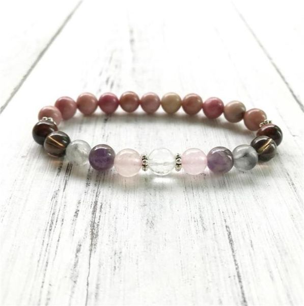 relief stress anxiety bracelet 7 crystals healing wrist mala beads for daily gratitude rhodonite beaded strands6678531, Black
relief stress anxiety bracelet 7 crystals healing wrist mala beads for daily gratitude rhodonite beaded strands6678531, Black