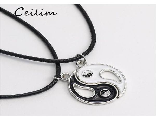 unique design splice gossip tai chi yin yang necklaces for women leather rope pendant black white friendship couple christmas vale8888852, Silver
unique design splice gossip tai chi yin yang necklaces for women leather rope pendant black white friendship couple christmas vale8888852, Silver