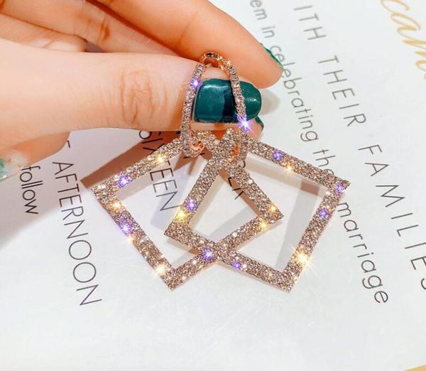 925 silver pin accessories exaggerated diamond square earrings female korean long temperament personality wild earrings female7935841
925 silver pin accessories exaggerated diamond square earrings female korean long temperament personality wild earrings female7935841