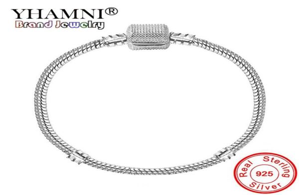 yhamni original solid 925 silver 3mm basic chain fit gift bracelet diy charms beads bracelets & bangles original jewelry dhb0044924666, White
yhamni original solid 925 silver 3mm basic chain fit gift bracelet diy charms beads bracelets & bangles original jewelry dhb0044924666, White