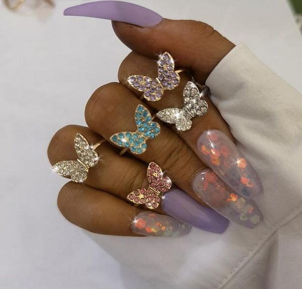 5 colors shiny temperament butterfly zirconia crystal finger rings sweet women wedding party jewelry1650746, Golden;silver
5 colors shiny temperament butterfly zirconia crystal finger rings sweet women wedding party jewelry1650746, Golden;silver