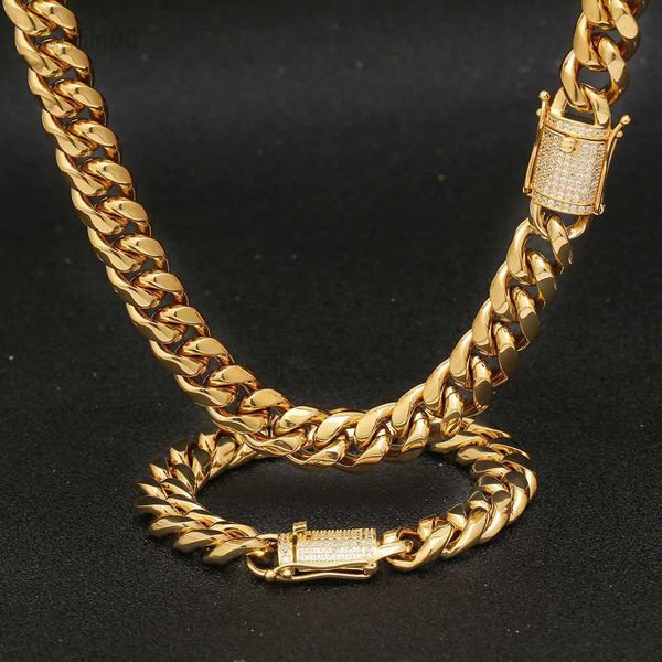 pendant necklaces 12mm trendy jewelry stainless steel 18k gold plated miami cuban curb link chain men women necklace hkd230712, Silver
pendant necklaces 12mm trendy jewelry stainless steel 18k gold plated miami cuban curb link chain men women necklace hkd230712, Silver