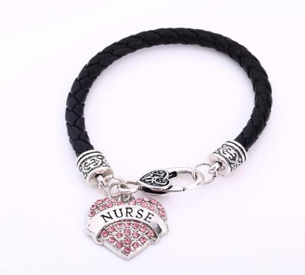 leather bracelet word nurse pendant friendship necklace for menwomen colorful heart necklaces crystal heart lobster clasp 10pcsl5686670, Golden;silver
leather bracelet word nurse pendant friendship necklace for menwomen colorful heart necklaces crystal heart lobster clasp 10pcsl5686670, Golden;silver