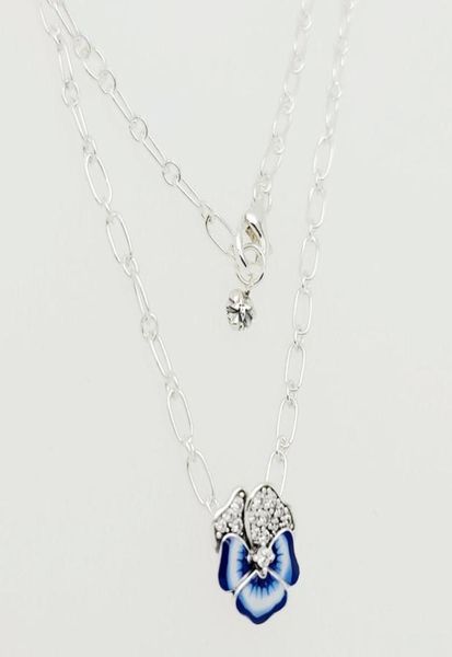 blue pansy flower pendant necklace authentic jewelry designer 925 sterling silver designer necklace for women pendant set party birthday gif
blue pansy flower pendant necklace authentic jewelry designer 925 sterling silver designer necklace for women pendant set party birthday gif