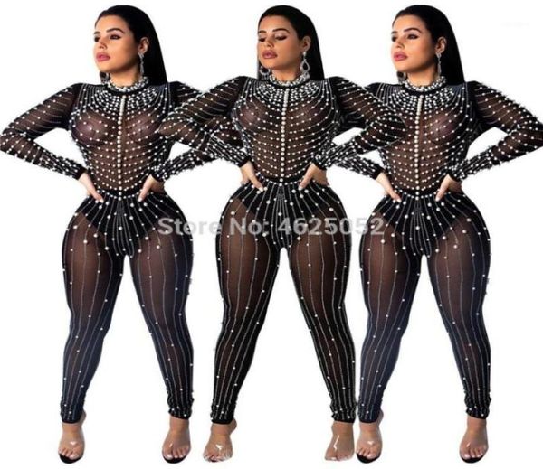 diamond and pearl sheer mesh jumpsuit women long sleeve night club party romper female sheath outfits plus size xl1 women035923044, Black;white
diamond and pearl sheer mesh jumpsuit women long sleeve night club party romper female sheath outfits plus size xl1 women035923044, Black;white