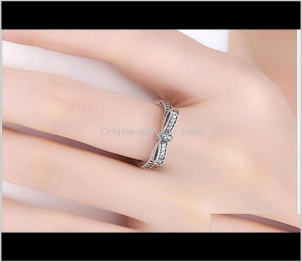 band jewelry drop delivery 2021 sier sparkling bow knot stackable ring style sterling sliver wedding rings with box women birthday ps4384061, Silver
band jewelry drop delivery 2021 sier sparkling bow knot stackable ring style sterling sliver wedding rings with box women birthday ps4384061, Silver