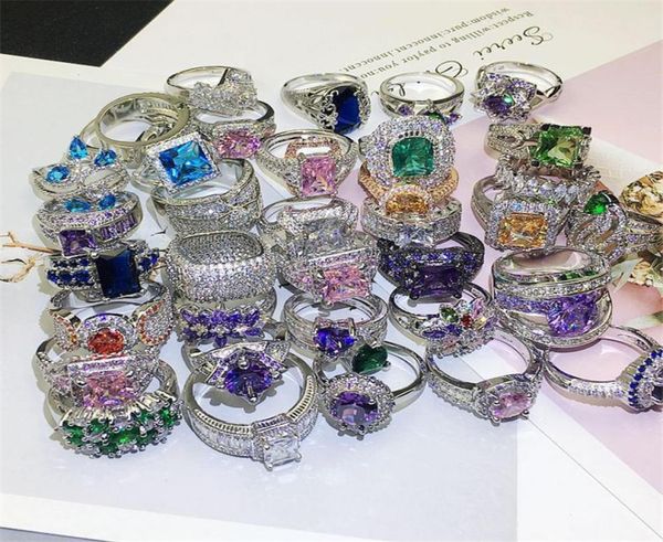 925 silverplated ring super flash gemstone microinlaid zircon men women rings color zirconium fashion exaggerated mixed batch9095532, Golden;silver
925 silverplated ring super flash gemstone microinlaid zircon men women rings color zirconium fashion exaggerated mixed batch9095532, Golden;silver