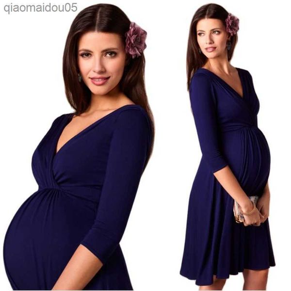 dresses for women pregnant dresses maternity v-neck three quarter sleeve pleated beautiful clothes pregnancy party evening dress, White
dresses for women pregnant dresses maternity v-neck three quarter sleeve pleated beautiful clothes pregnancy party evening dress, White