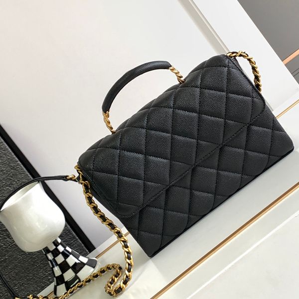 designer shoulder bag 22cm luxury calfskin handbag 10a flap bag with handle with box c116
designer shoulder bag 22cm luxury calfskin handbag 10a flap bag with handle with box c116