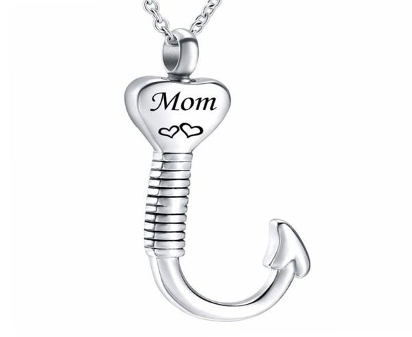 new titanium steel cremation fish hook heart pendant keepsake urn necklace for ashes memorial jewelry memento7477271, Silver
new titanium steel cremation fish hook heart pendant keepsake urn necklace for ashes memorial jewelry memento7477271, Silver