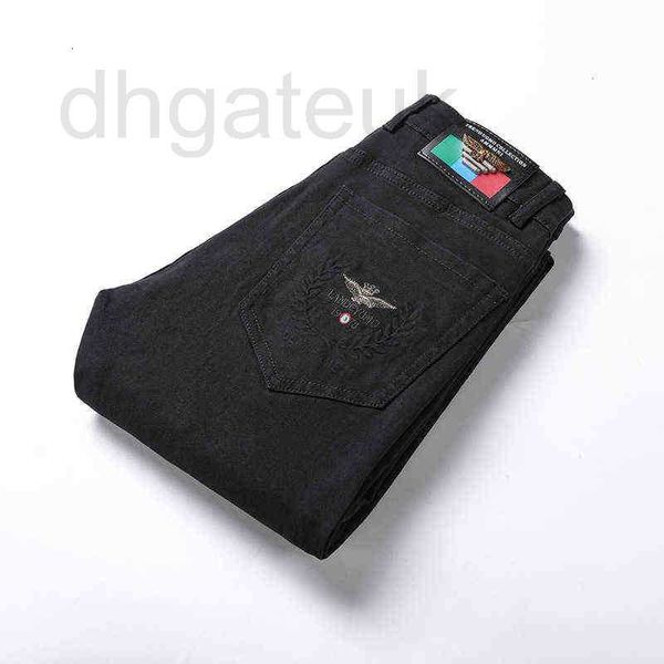 men's jeans designer autumn winter fashion brand elastic medium waist small straight tube black kw9s, Blue
men's jeans designer autumn winter fashion brand elastic medium waist small straight tube black kw9s, Blue