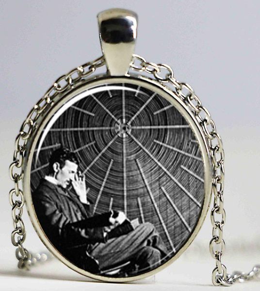 nikola tesla necklace famous inventor inspirational jewelry glass dome pendant necklace1889392, Silver
nikola tesla necklace famous inventor inspirational jewelry glass dome pendant necklace1889392, Silver