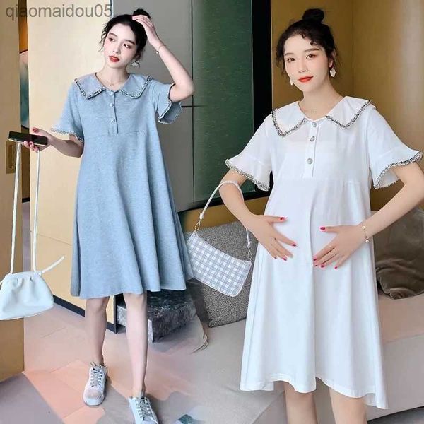 summer pregnant women dresses maternity casual clothes pregnancy lapel dress solid color short-sleeved t-shirt female a skirt l230712, White
summer pregnant women dresses maternity casual clothes pregnancy lapel dress solid color short-sleeved t-shirt female a skirt l230712, White