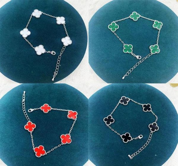 fashion womens luxury designer chain bracelet fourleaf clover bracelets 18k gold designer bracelets jewelry for women2620625, Black
fashion womens luxury designer chain bracelet fourleaf clover bracelets 18k gold designer bracelets jewelry for women2620625, Black