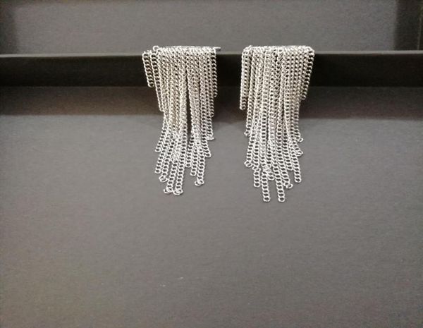 classic dangle long tassel earrings stamp designer earring for women lady weeding jewelry with bag6816622, Silver
classic dangle long tassel earrings stamp designer earring for women lady weeding jewelry with bag6816622, Silver