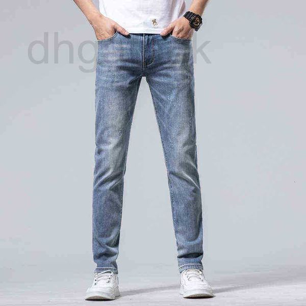 men's jeans designer summer thin elastic slim fitting small leg straight tube high-end fashion brand leisure long pantse6b8 or94, Blue
men's jeans designer summer thin elastic slim fitting small leg straight tube high-end fashion brand leisure long pantse6b8 or94, Blue