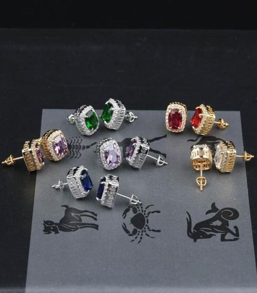 hip hop colorful gemstone stud earrings womens bling iced out diamond earrings red green blue gem ruby emerald earrings1195935, Golden;silver
hip hop colorful gemstone stud earrings womens bling iced out diamond earrings red green blue gem ruby emerald earrings1195935, Golden;silver