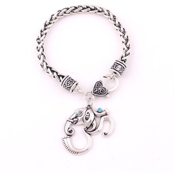 huilin jewelry viking om hindu ganesh elephant pendant india religious amulet wheat chain bracelet252g2273958, Golden;silver
huilin jewelry viking om hindu ganesh elephant pendant india religious amulet wheat chain bracelet252g2273958, Golden;silver