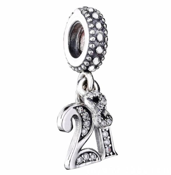 new 100 real 925 sterling silver 21 years of love infinity pave crystal pendant beads for women gift fits european bracelets diy 2874738, Black
new 100 real 925 sterling silver 21 years of love infinity pave crystal pendant beads for women gift fits european bracelets diy 2874738, Black