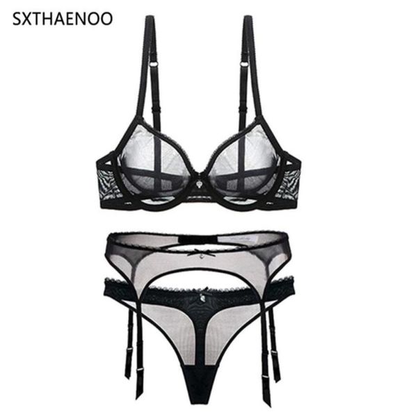 sxth aenoo lace mesh bra set with garter belt lingerie soft cup bralette panty see through sleepwear for women6120095, Red;black
sxth aenoo lace mesh bra set with garter belt lingerie soft cup bralette panty see through sleepwear for women6120095, Red;black