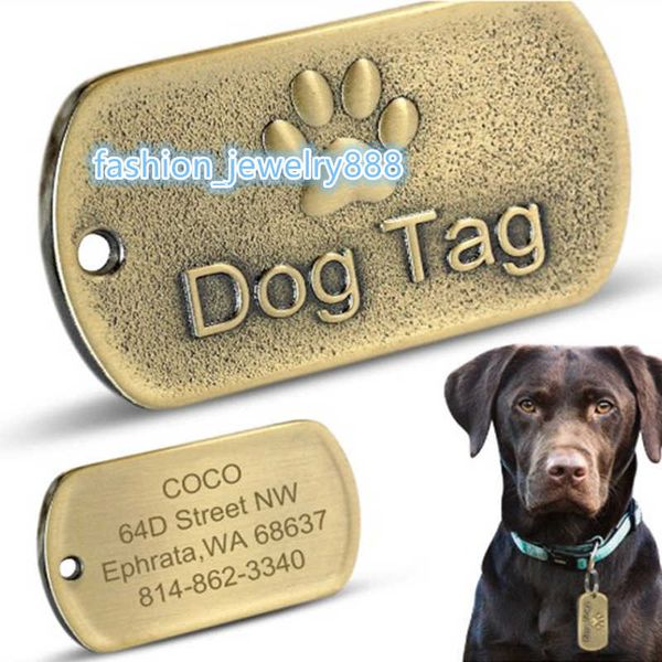 dog tag id card new footprint dog tag id pet supplies pendant laser engraved identity tag style accessories, Silver
dog tag id card new footprint dog tag id pet supplies pendant laser engraved identity tag style accessories, Silver