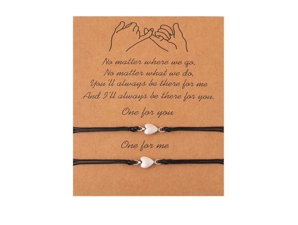 alloy love wax woven bracelet creative adjustable card couple heart bracelet5868483, Golden;silver
alloy love wax woven bracelet creative adjustable card couple heart bracelet5868483, Golden;silver