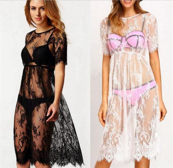 new beach dress for women bikini cover ups o neck crochet hollow swimwear lace blouse sun crossing262k1000726, White;black
new beach dress for women bikini cover ups o neck crochet hollow swimwear lace blouse sun crossing262k1000726, White;black
