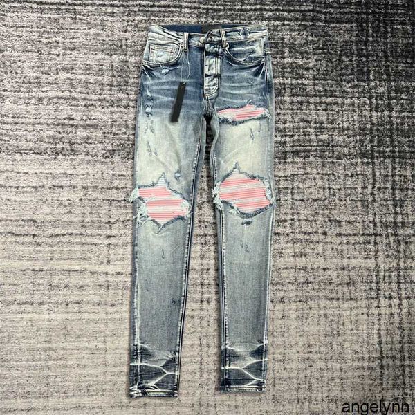 purple jeans 2023 luxury designers distressed france fashion pierre straight men's biker hole stretch denim pink leather docor casual j, Blue
purple jeans 2023 luxury designers distressed france fashion pierre straight men's biker hole stretch denim pink leather docor casual j, Blue