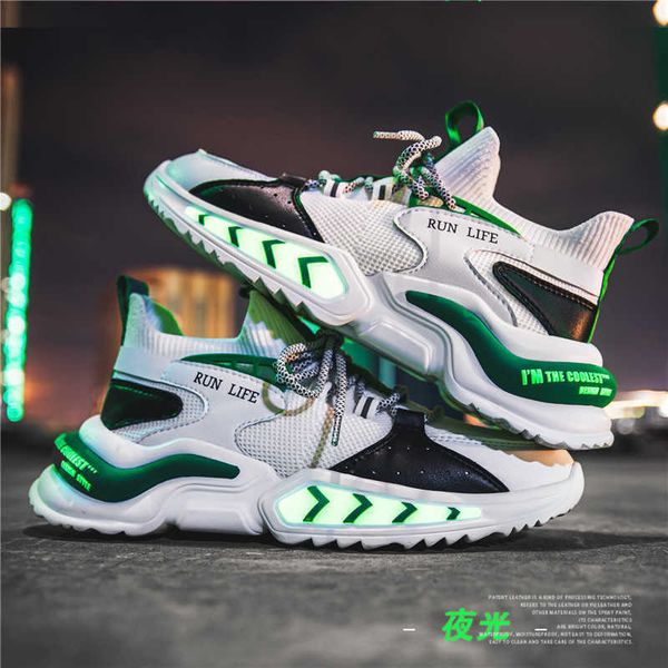 glow in dark mens sports shoes breathable mesh running sneakers man casual trainers for youth size 40-44 green red black
glow in dark mens sports shoes breathable mesh running sneakers man casual trainers for youth size 40-44 green red black