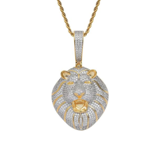 hip hop iced out bling cz lion head pendant iced out animal necklace with rope chain fashion jewelry3630464, Silver
hip hop iced out bling cz lion head pendant iced out animal necklace with rope chain fashion jewelry3630464, Silver