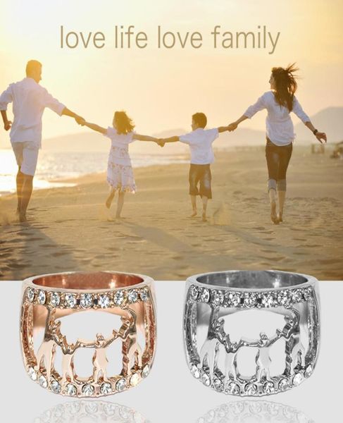 gold silver color engagement rings family finger rings for women silver jewelry1708672
gold silver color engagement rings family finger rings for women silver jewelry1708672